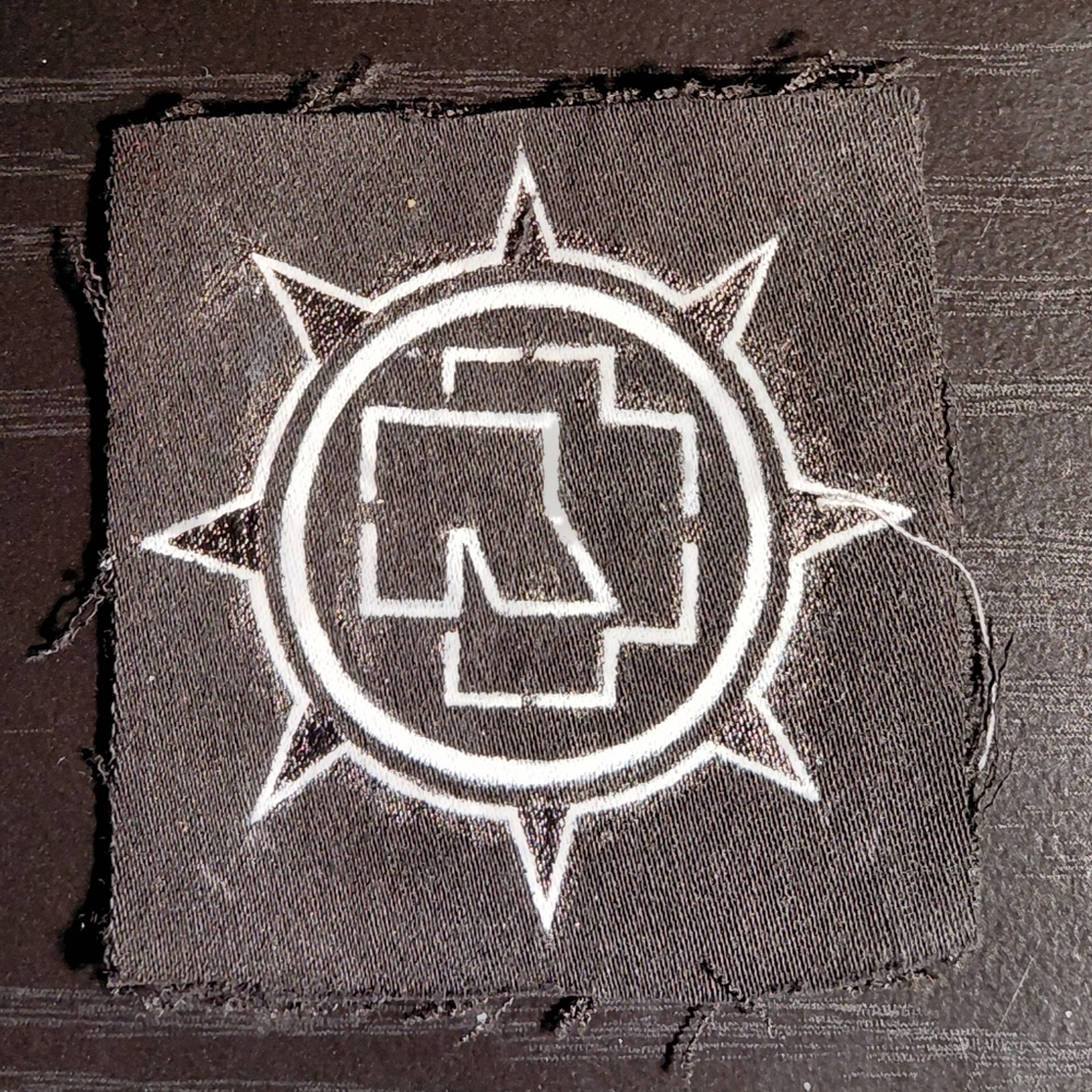 Handpainted Rammstein Patch For Battlejackets.